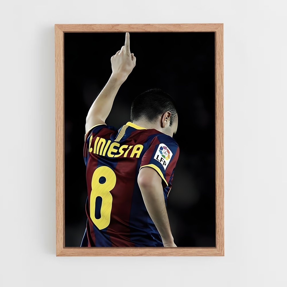 Poster Andres iniesta (vue 4)